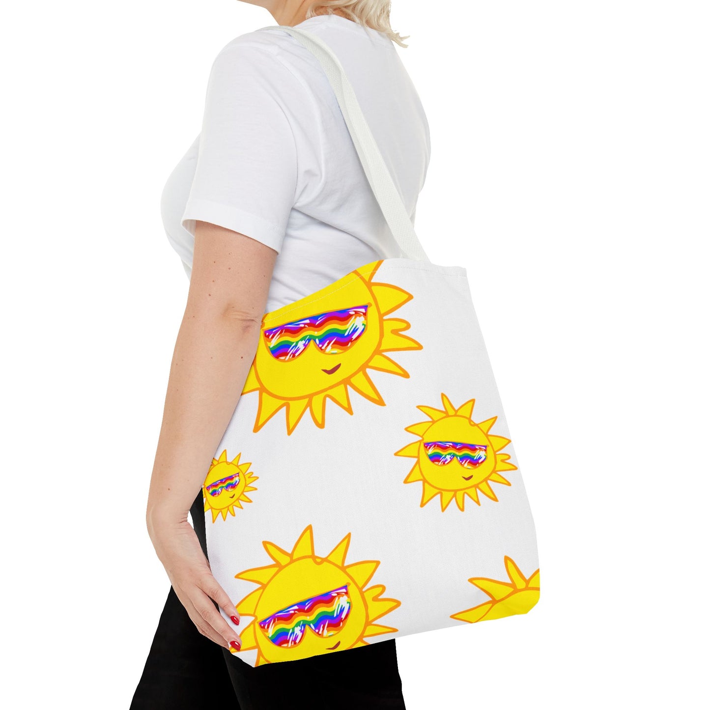 Shopping Tote with Rainbow Vibes | TBPF