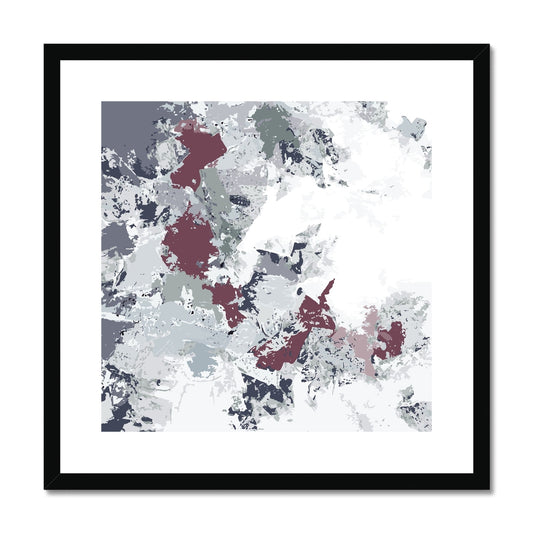 Framed Graphic Art Print, White Mat - 8x8 12x12 16x16 20x20 24x24 28x28 inches | FPS-1210-7695