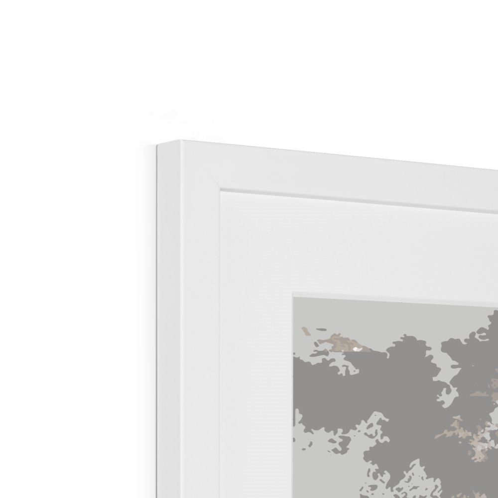 Framed Graphic Art Print, White Mat - 8x8 12x12 16x16 20x20 24x24 28x28 inches | FPS-1170-7691
