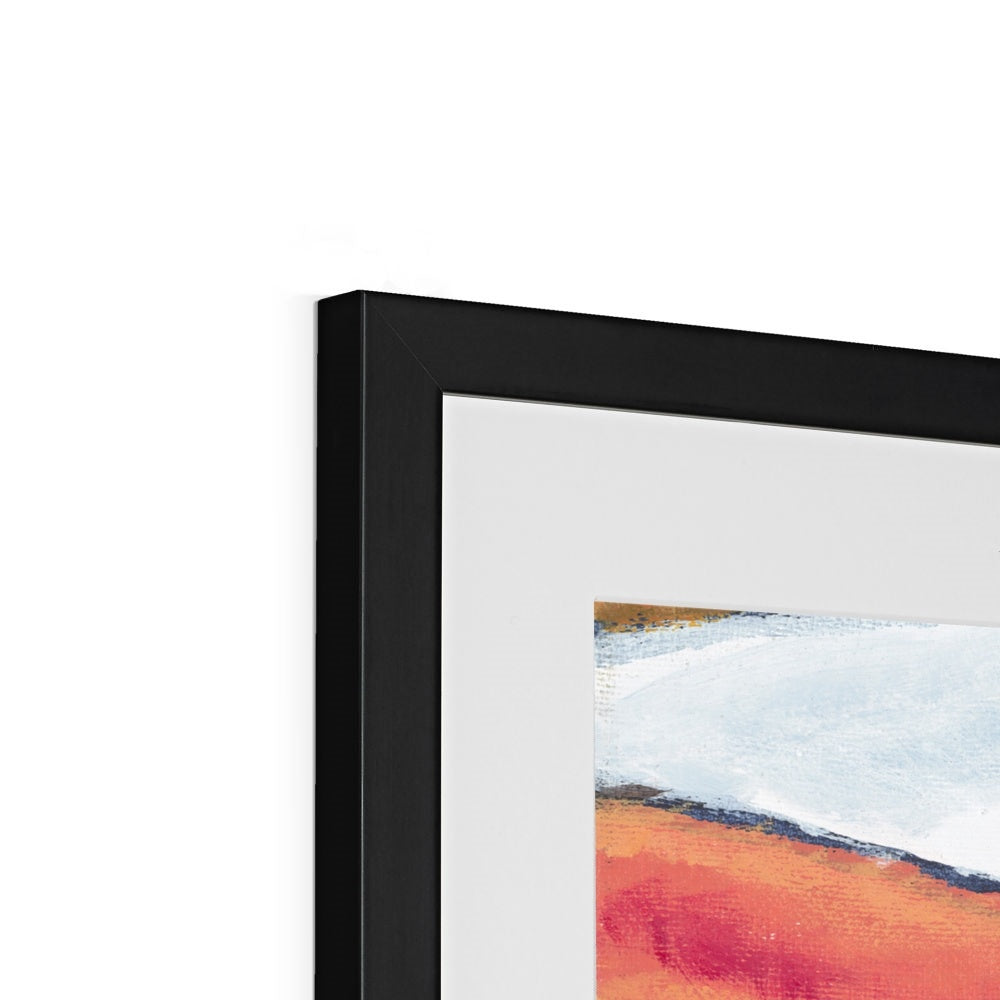 Framed Fine Art Print, White Mat - 10x8 14x11 20x16 28x20 40x28 inches | Papaya & Avocados, FPH-1000-1105