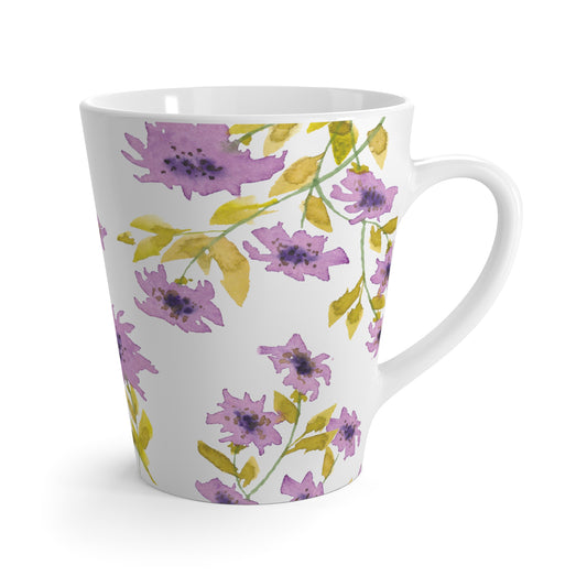 12oz Fine Art Watercolor Latte Mug | LM-1364