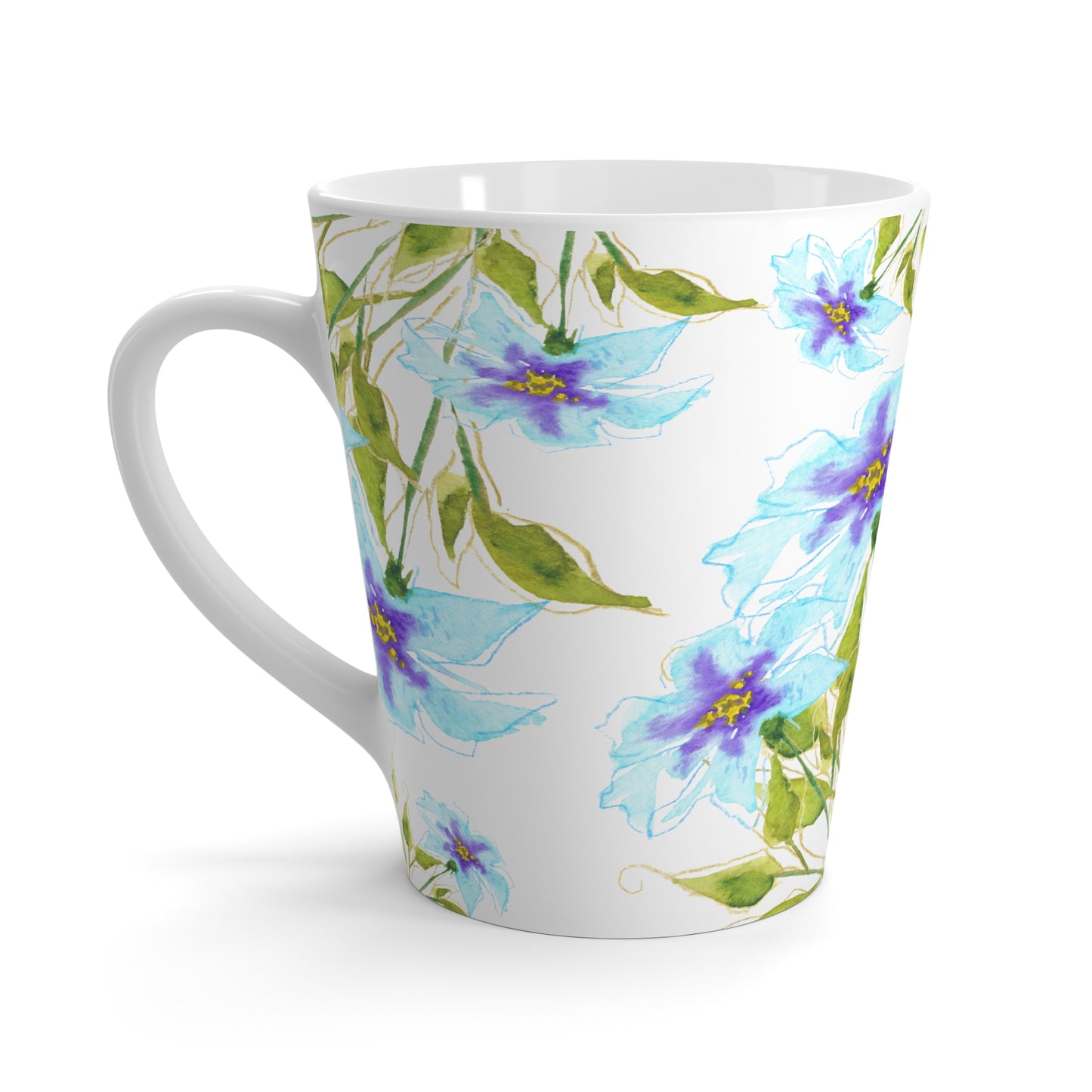 12oz Fine Art Watercolor Latte Mug | LM-1374