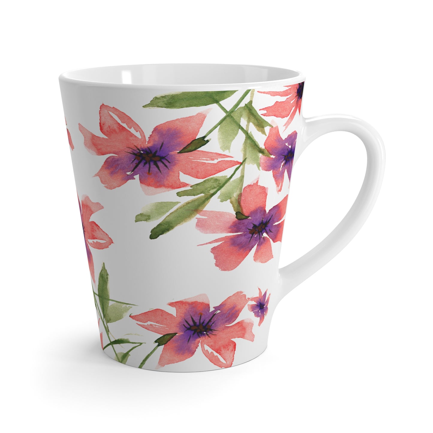12oz Fine Art Watercolor Latte Mug | LM-1344
