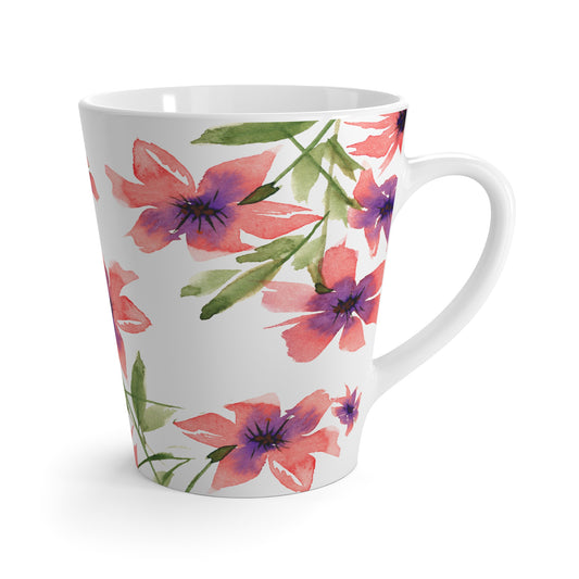 12oz Fine Art Watercolor Latte Mug | LM-1344