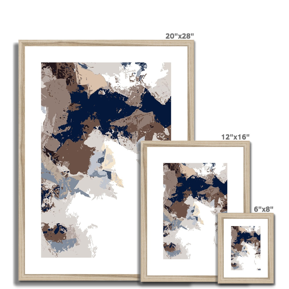 Framed Graphic Art Print, White Mat - 6x8, 8x12, 11x14, 12x16, 16x20, 18x24, 20x28 inches | FPV-1160-7692