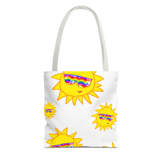 Shopping Tote with Rainbow Vibes | TBPF