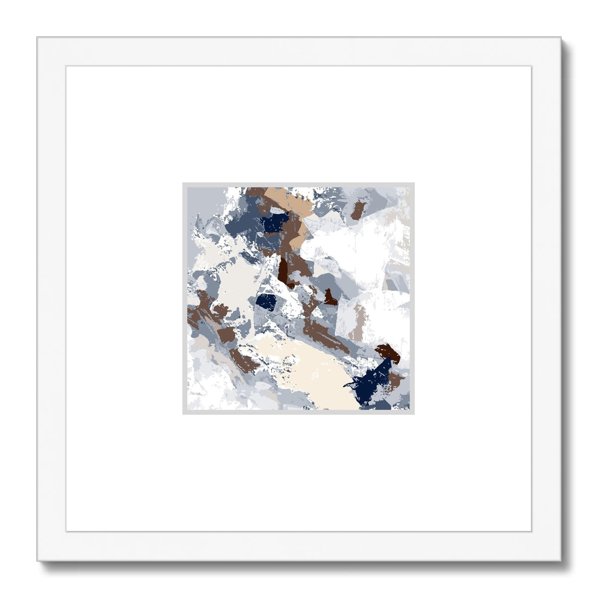 Framed Graphic Art Print, Faux Mat - 12x12 inches | FMS-1160-7690