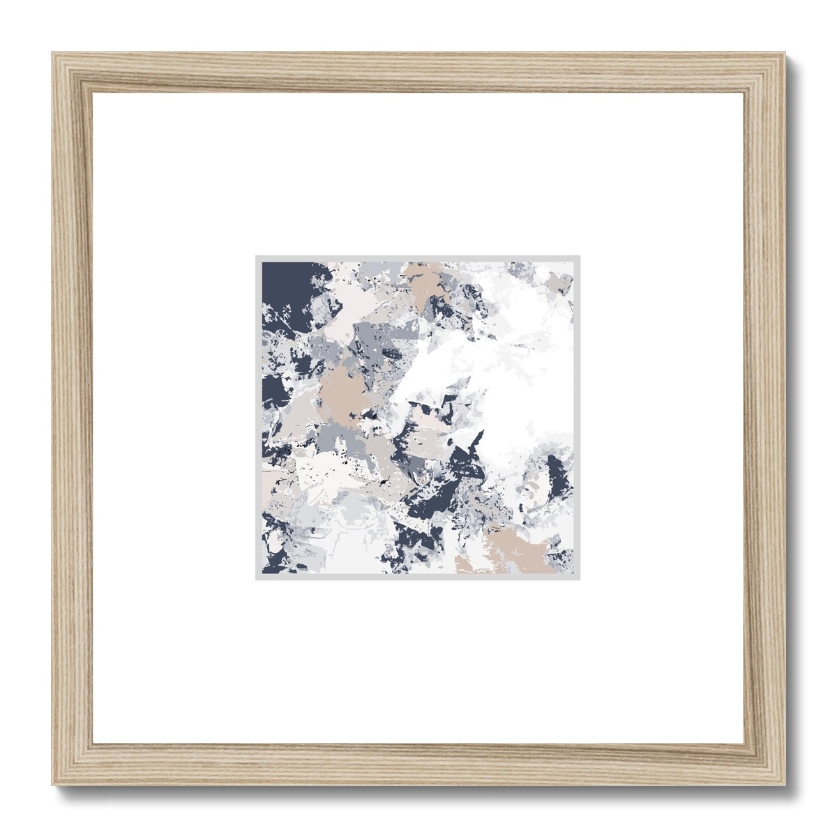 Framed Graphic Art Print, Faux Mat - 12x12 inches | FMS-1220-7695