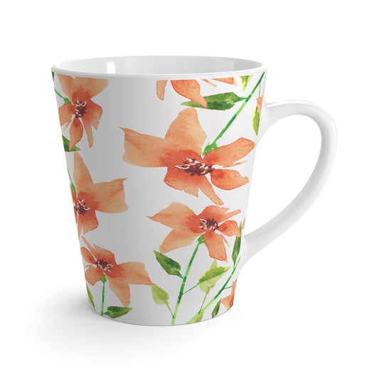 12oz Fine Art Watercolor Latte Mug | LM-1384