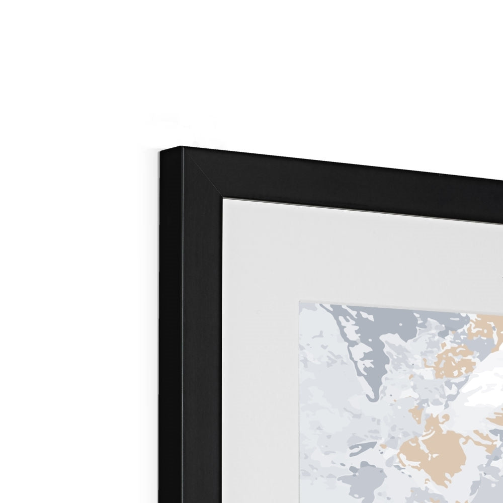 Framed Graphic Art Print, White Mat - 6x8, 8x12, 11x14, 12x16, 16x20, 18x24, 20x28 inches | FPV-1160-7698