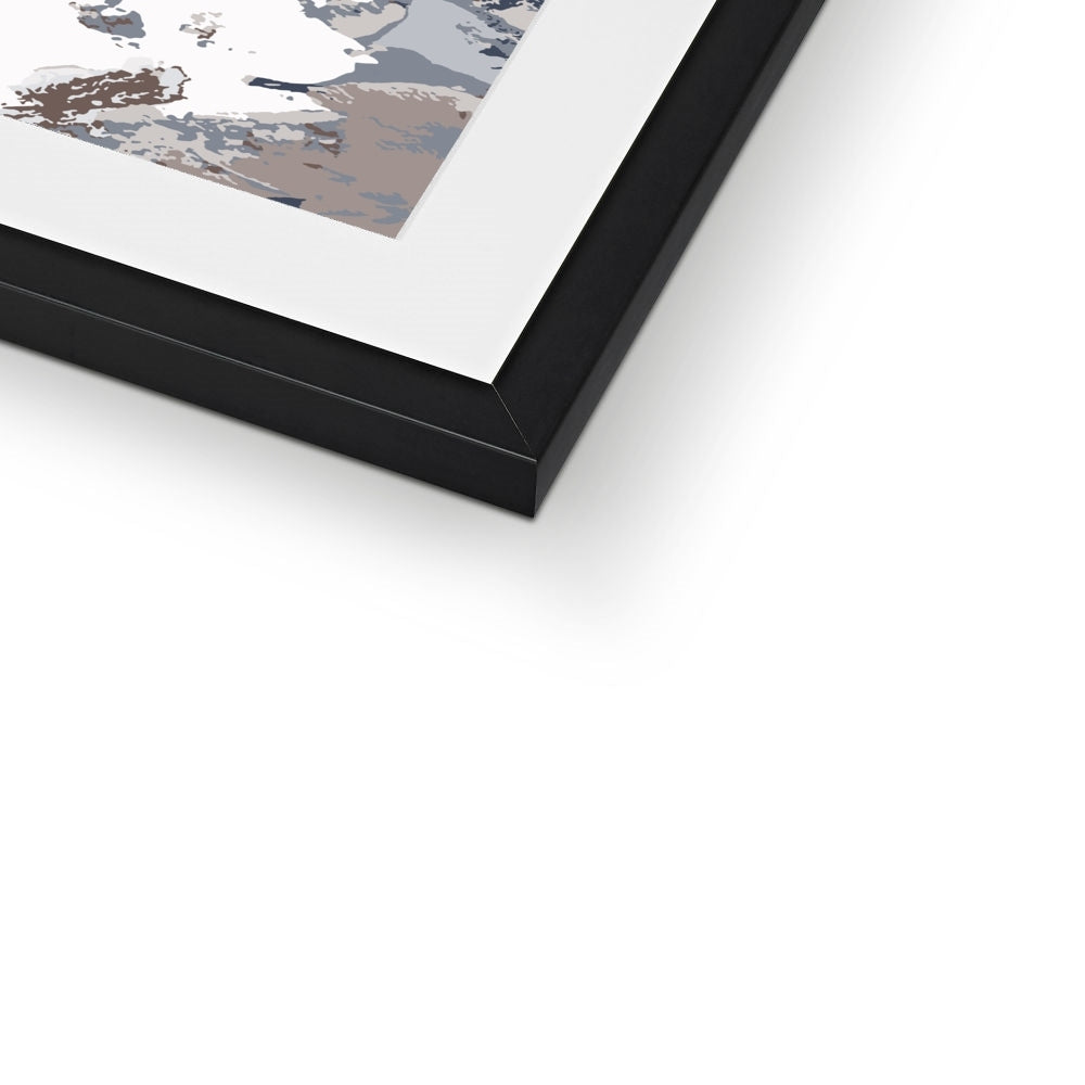 Framed Graphic Art Print, White Mat - 6x8, 8x12, 11x14, 12x16, 16x20, 18x24, 20x28 inches | FPV-1220-7689
