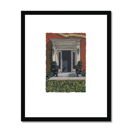 Framed Fine Art Print, Painterly Edge - 8x10 16x20 inches | Door 6, PEV-1000-1426