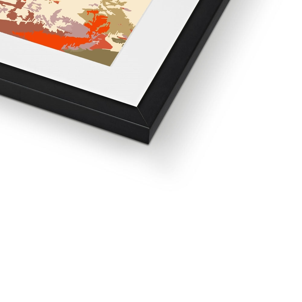 Framed Graphic Art Print, White Mat - 6x8, 8x12, 11x14, 12x16, 16x20, 18x24, 20x28 inches | FPV-1130-7694