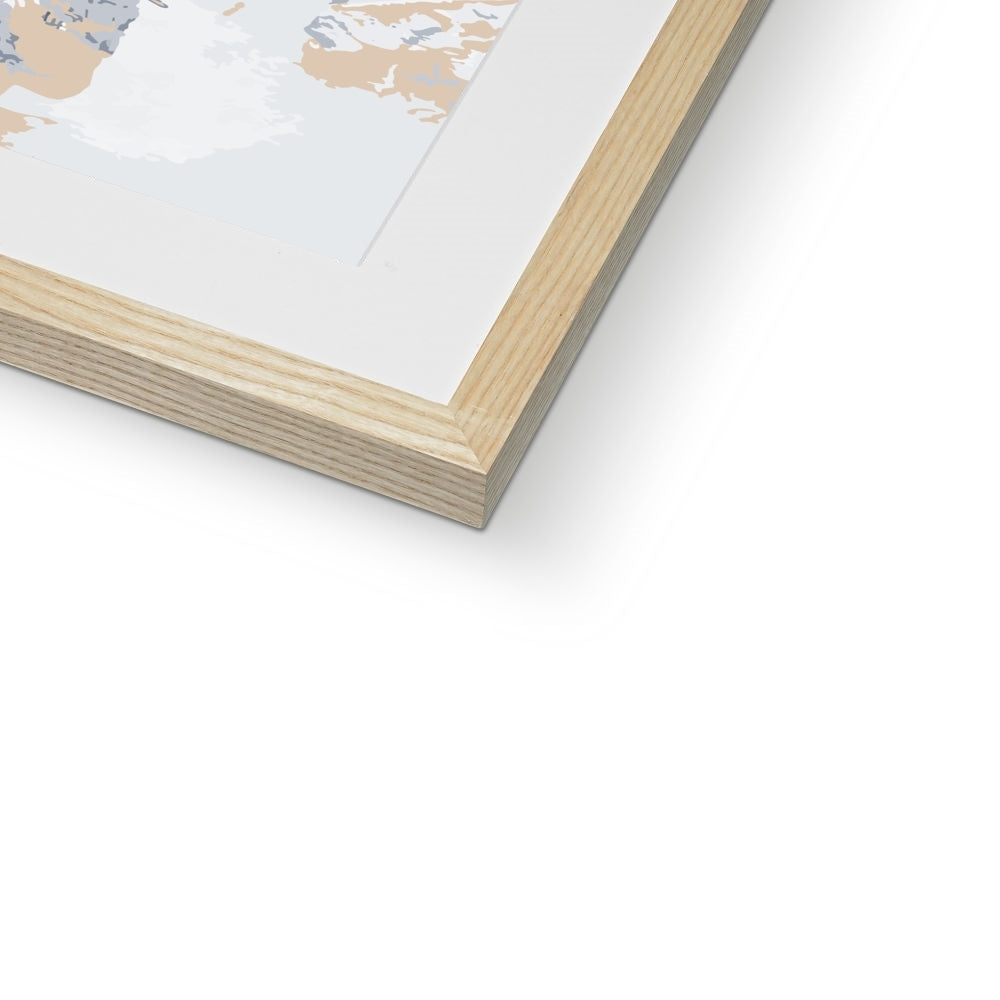 Framed Graphic Art Print, White Mat - 6x8, 8x12, 11x14, 12x16, 16x20, 18x24, 20x28 inches | FPV-1160-7698