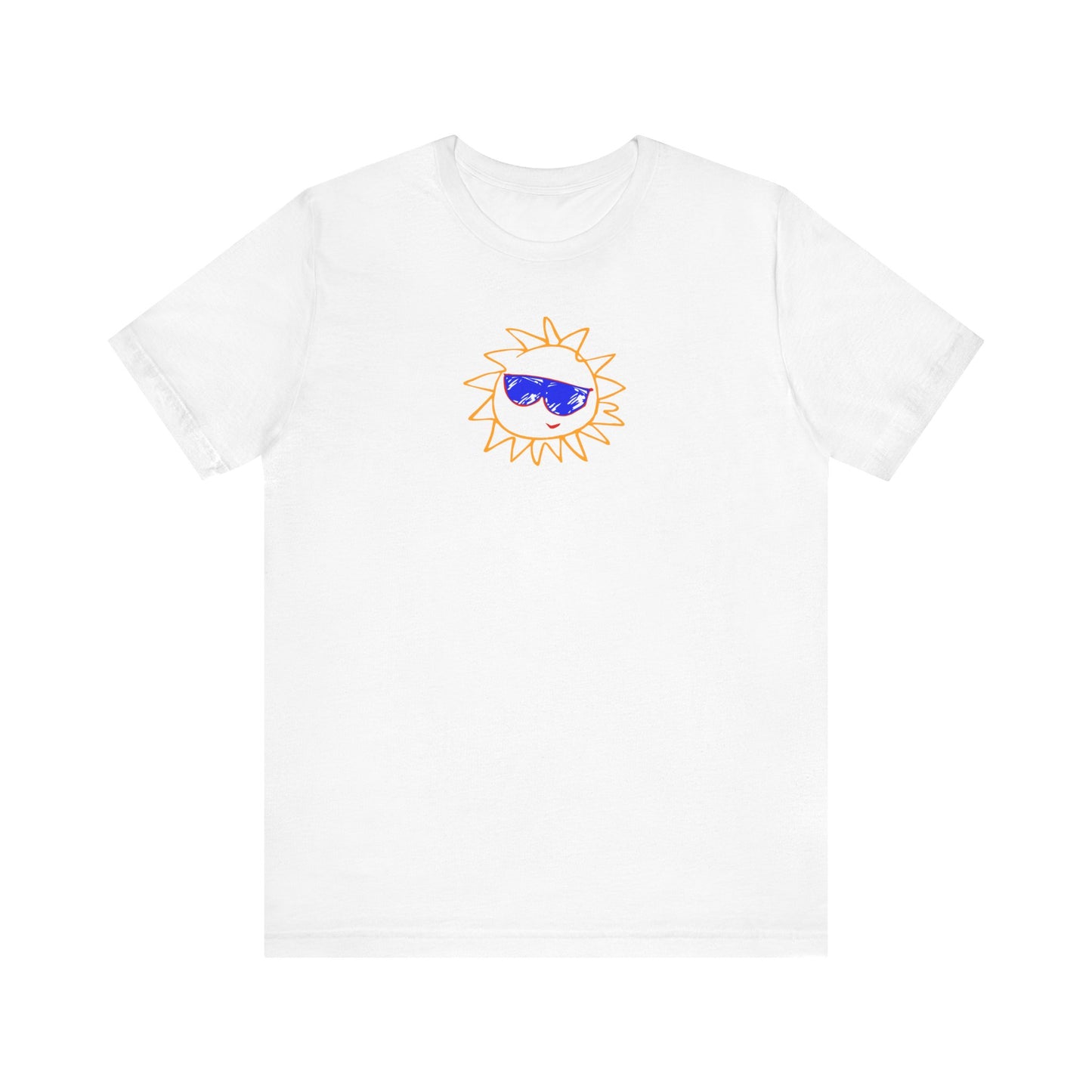 Bella + Canvas 3001 Unisex Cheerful Vibes Tee - Perfect for summer, gifts, celebrations and beach days | TSST