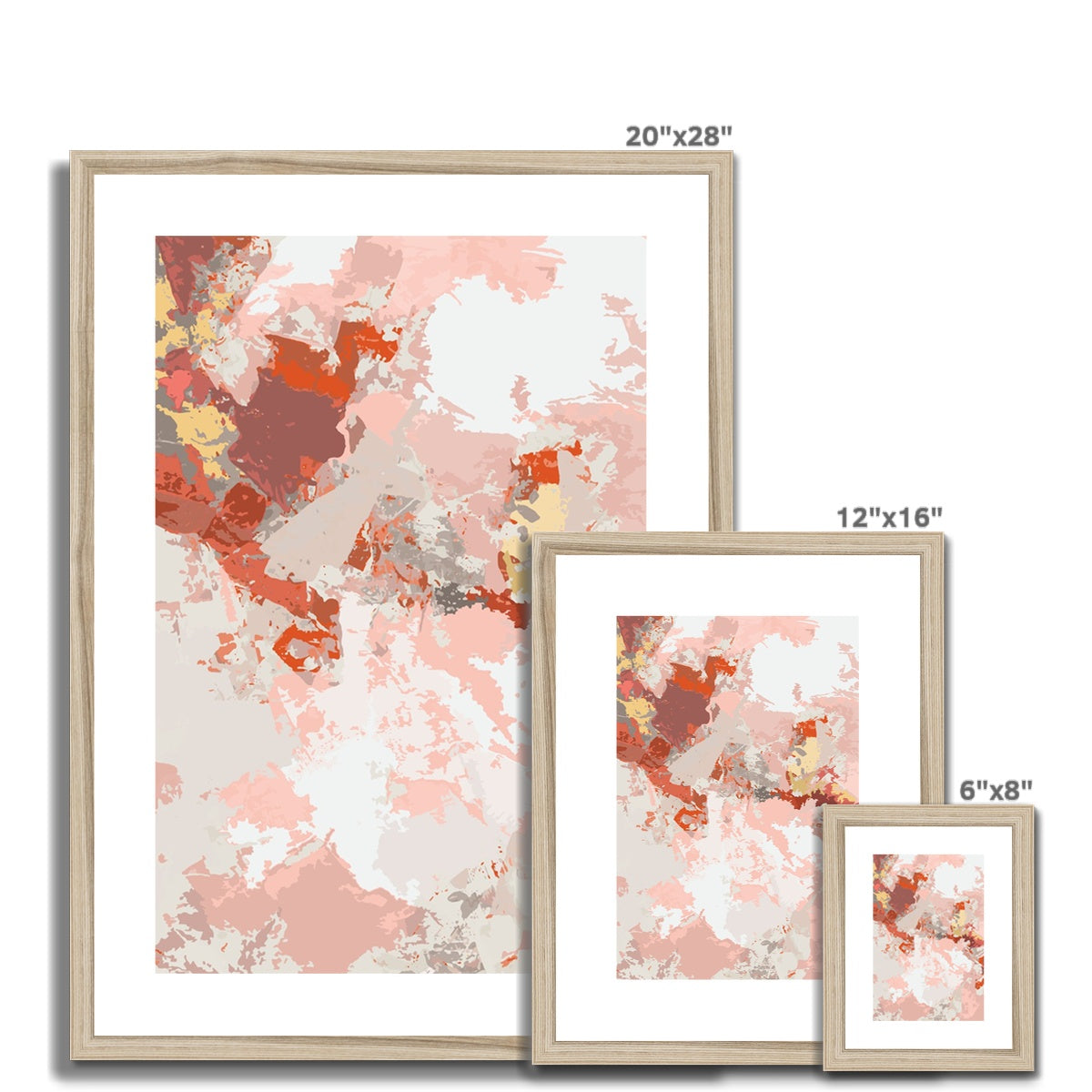 Framed Graphic Art Print, White Mat - 6x8, 8x12, 11x14, 12x16, 16x20, 18x24, 20x28 inches | FPV-1130-7698