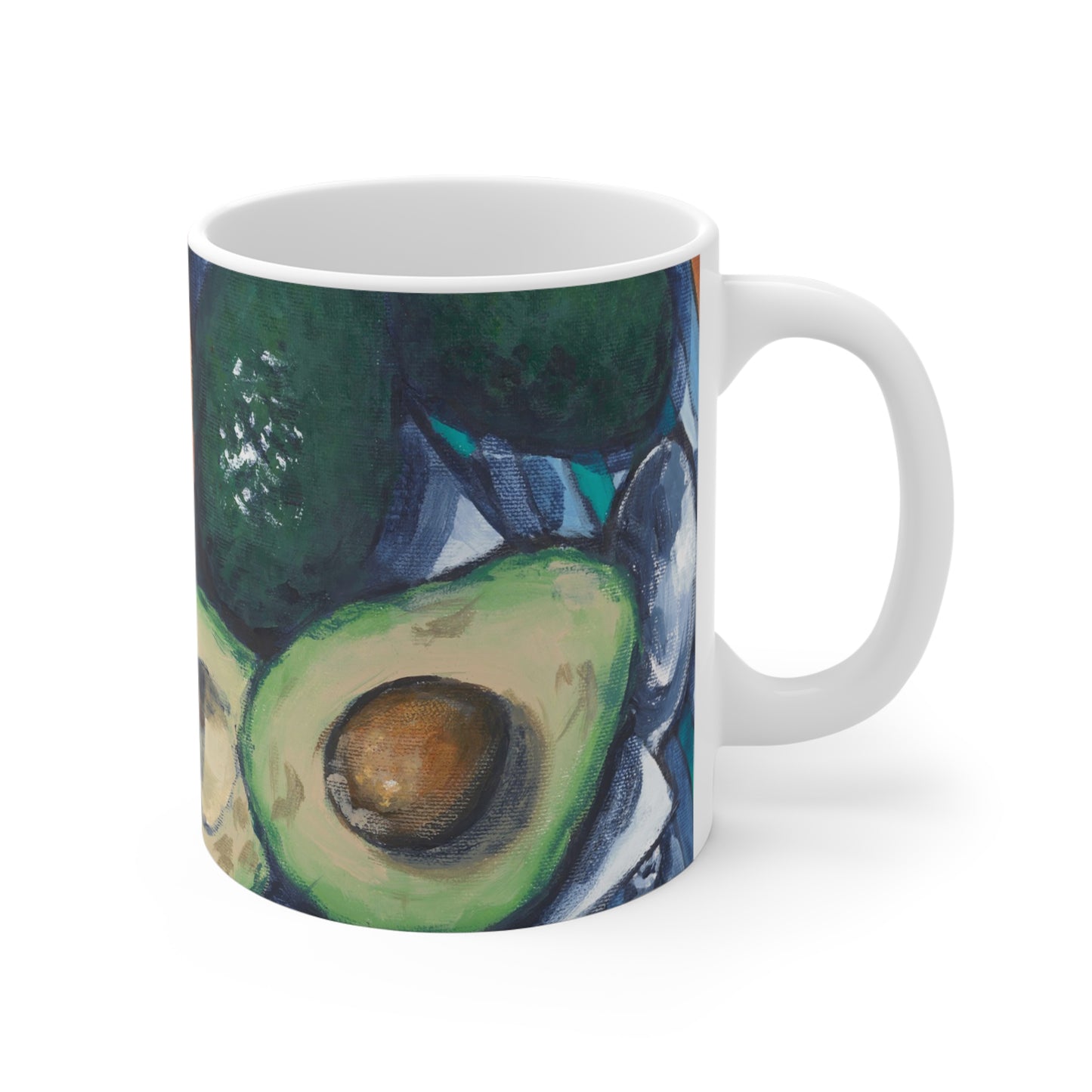 Avocados & Papayas Fine Art 11oz Ceramic Mug