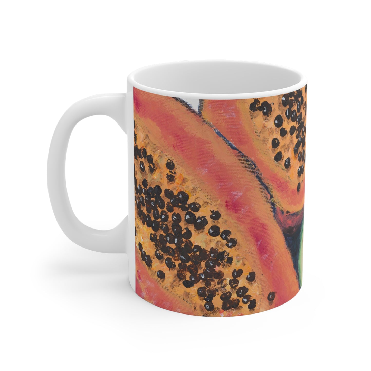 Avocados & Papayas Fine Art 11oz Ceramic Mug