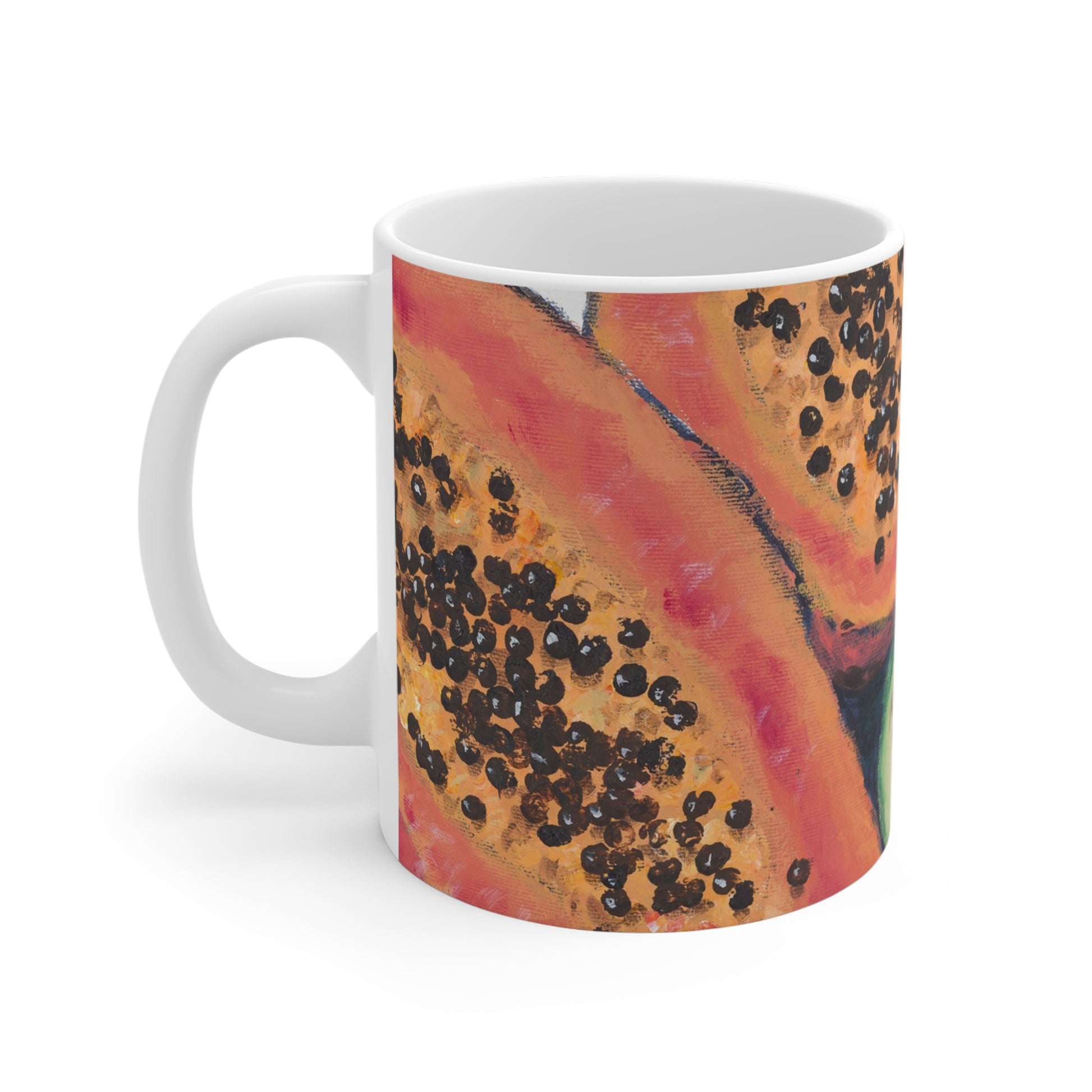 Avocados & Papayas Fine Art 11oz Ceramic Mug