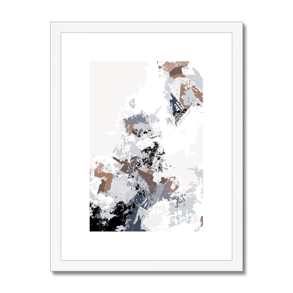 Framed Graphic Art Print, White Mat - 6x8, 8x12, 11x14, 12x16, 16x20, 18x24, 20x28 inches | FPV-1220-7694