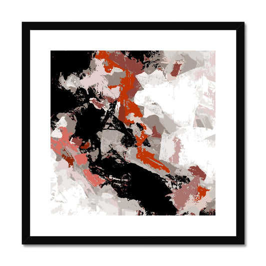 Framed Graphic Art Print, White Mat - 8x8 12x12 16x16 20x20 24x24 28x28 inches | FPS-1130-7690