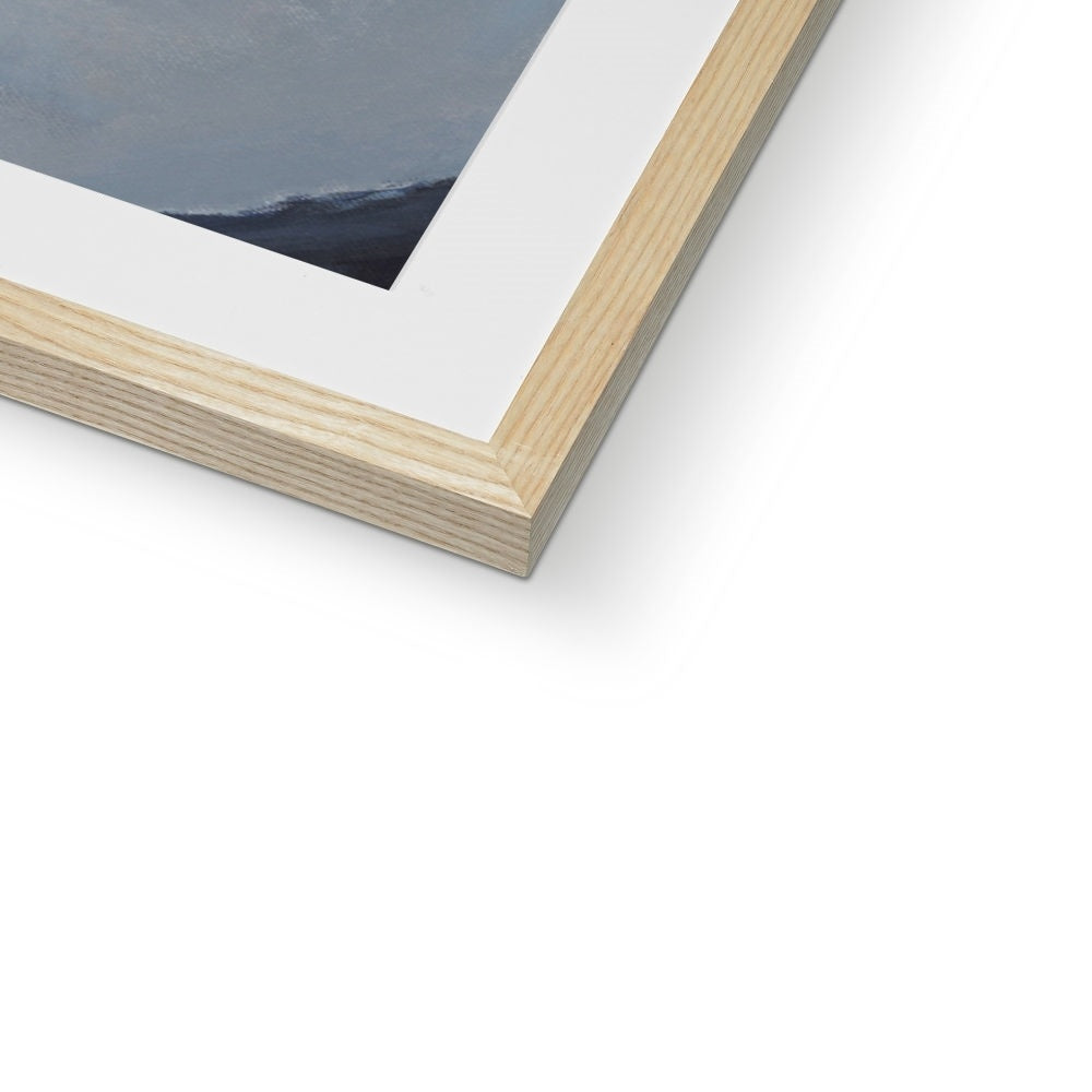 Framed Fine Art Print, White Mat - 8x12 20x28 24x36 28x40 inches | Hydrangeas & Zinnias in Acrylic, FPV-1030-001
