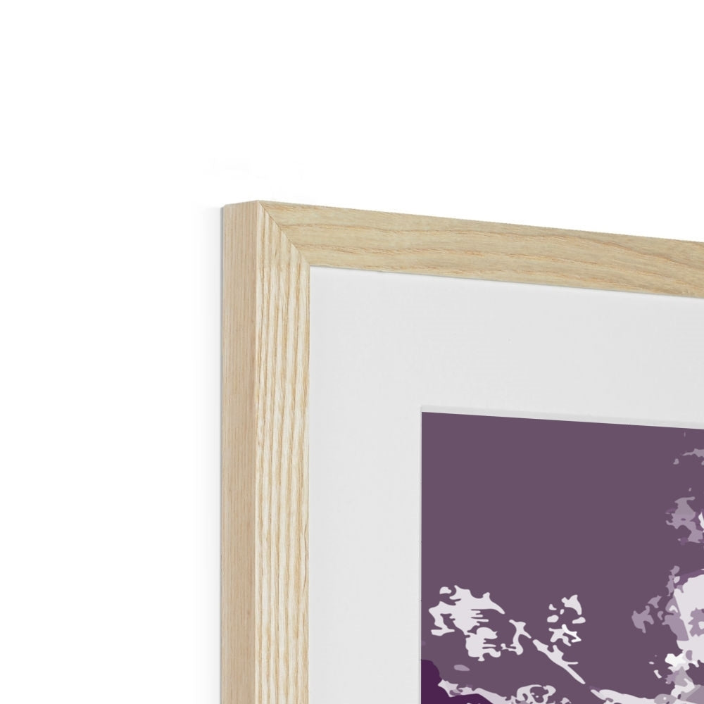 Framed Graphic Art Print, White Mat - 8x8 12x12 16x16 20x20 24x24 28x28 inches | FPS-1180-7695