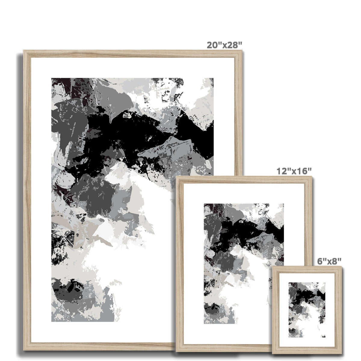 Framed Graphic Art Print, White Mat - 6x8, 8x12, 11x14, 12x16, 16x20, 18x24, 20x28 inches | FPV-1200-7692