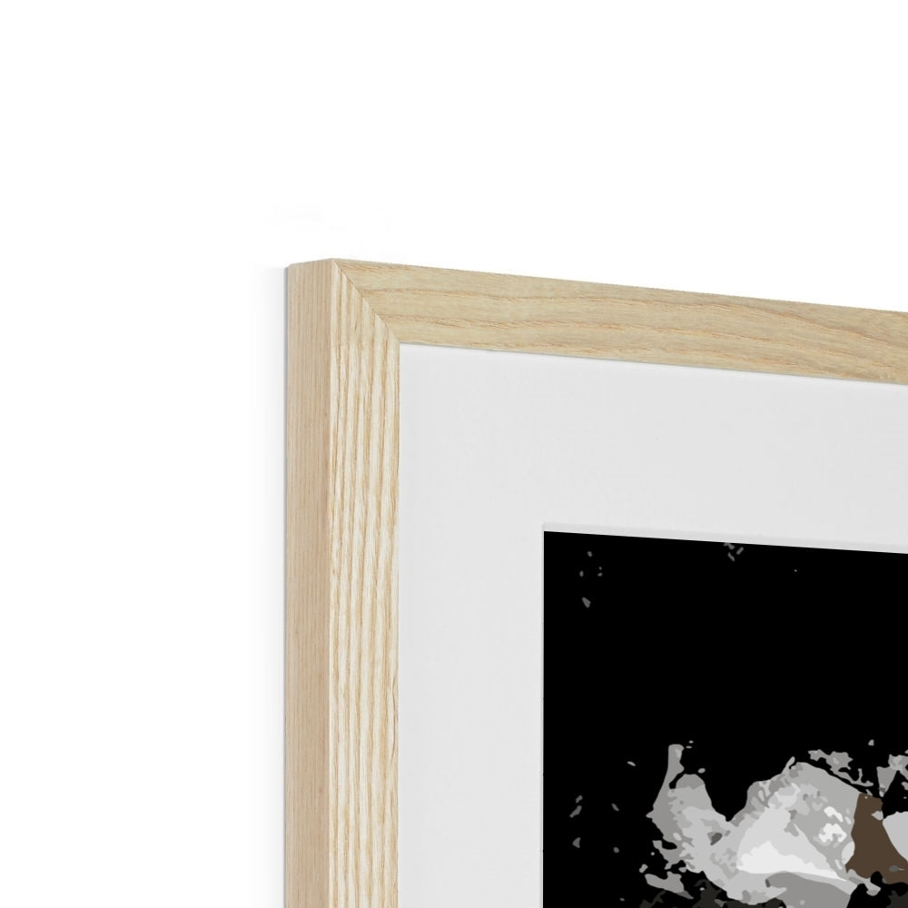 Framed Graphic Art Print, White Mat - 8x8 12x12 16x16 20x20 24x24 28x28 inches | FPS-1170-7690