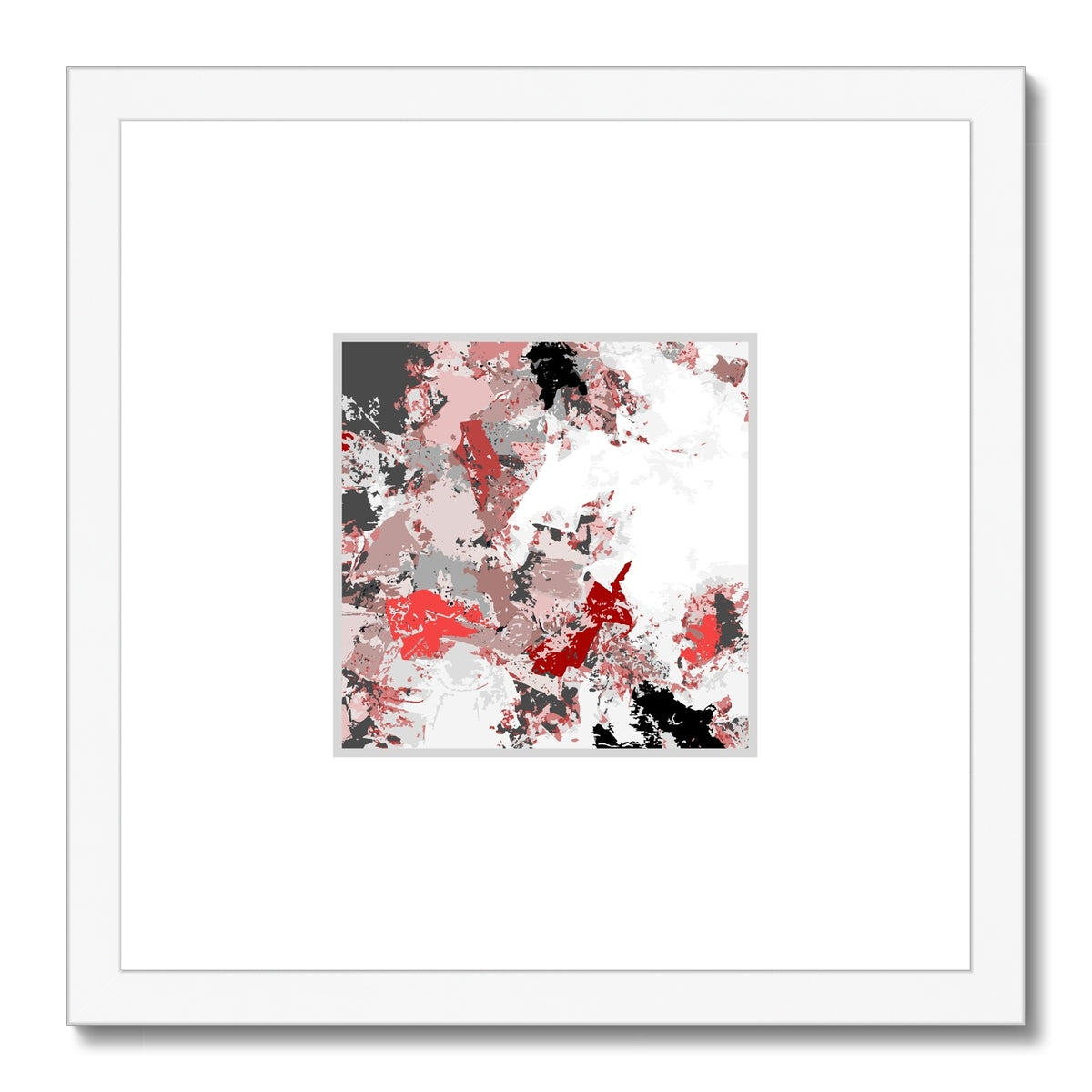 Framed Graphic Art Print, Faux Mat - 12x12 inches | FMS-1190-7695