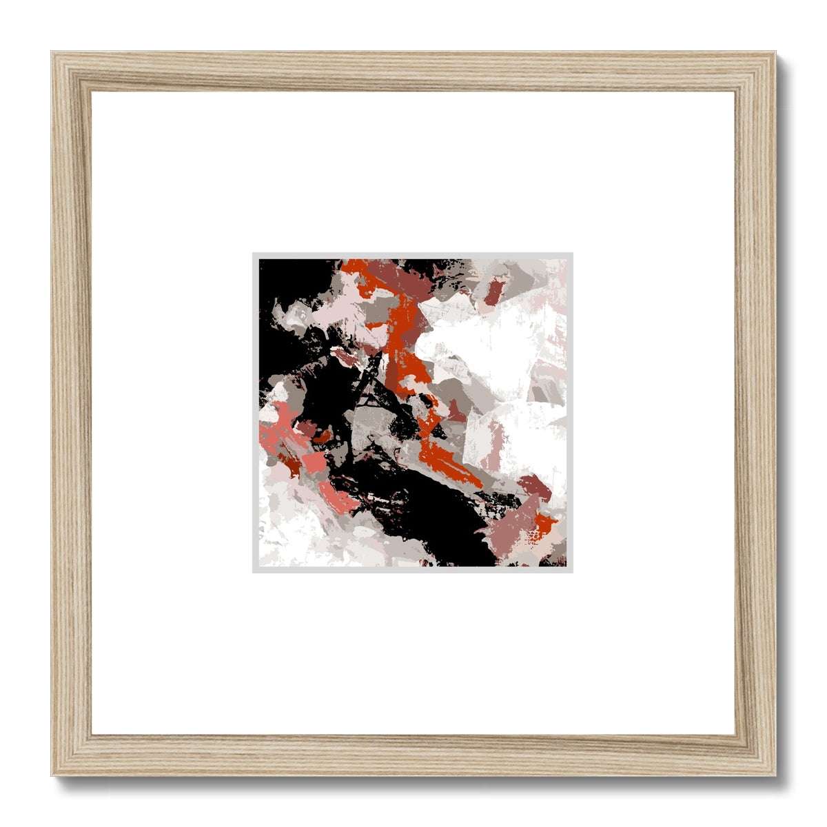 Framed Graphic Art Print, Faux Mat - 12x12 inches | FMS-1130-7690