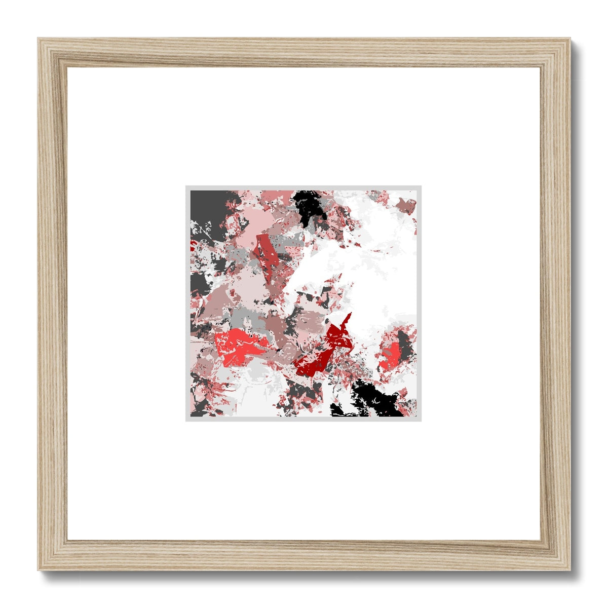 Framed Graphic Art Print, Faux Mat - 12x12 inches | FMS-1190-7695