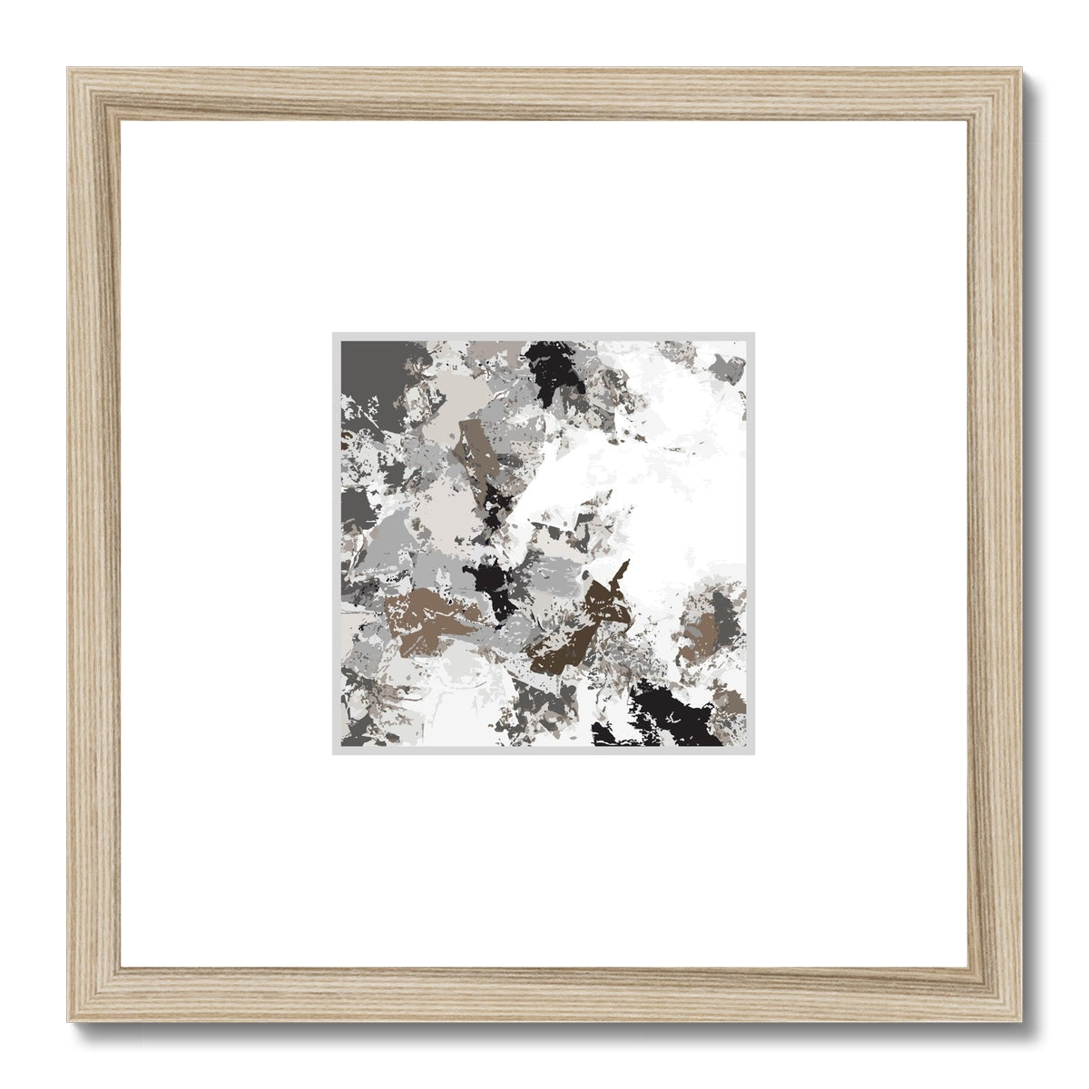 Framed Graphic Art Print, Faux Mat - 12x12 inches | FMS-1170-7695