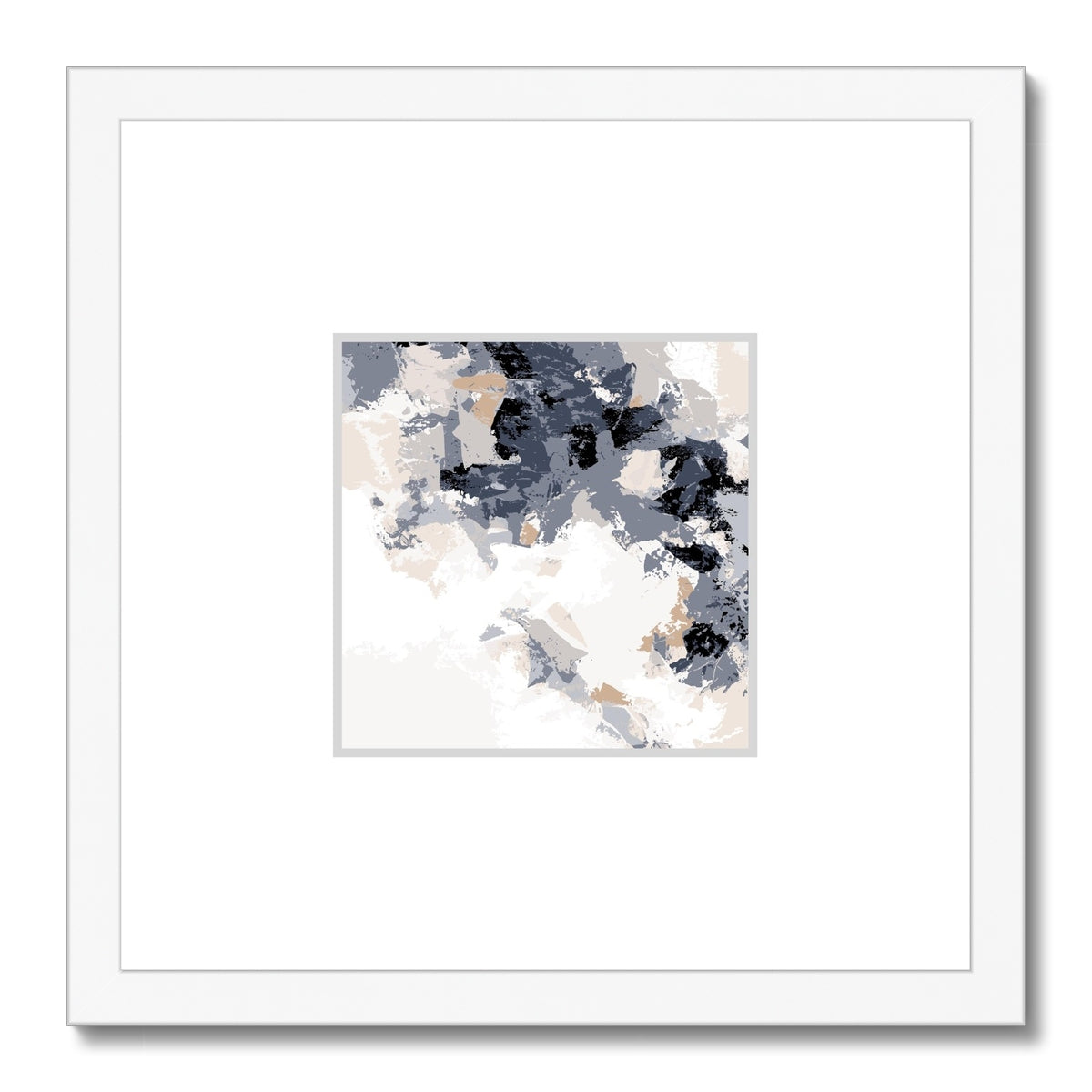 Framed Graphic Art Print, Faux Mat - 12x12 inches | FMS-1220-7693