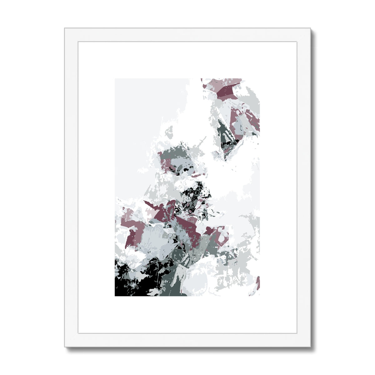 Framed Graphic Art Print, White Mat - 6x8, 8x12, 11x14, 12x16, 16x20, 18x24, 20x28 inches | FPV-1210-7694
