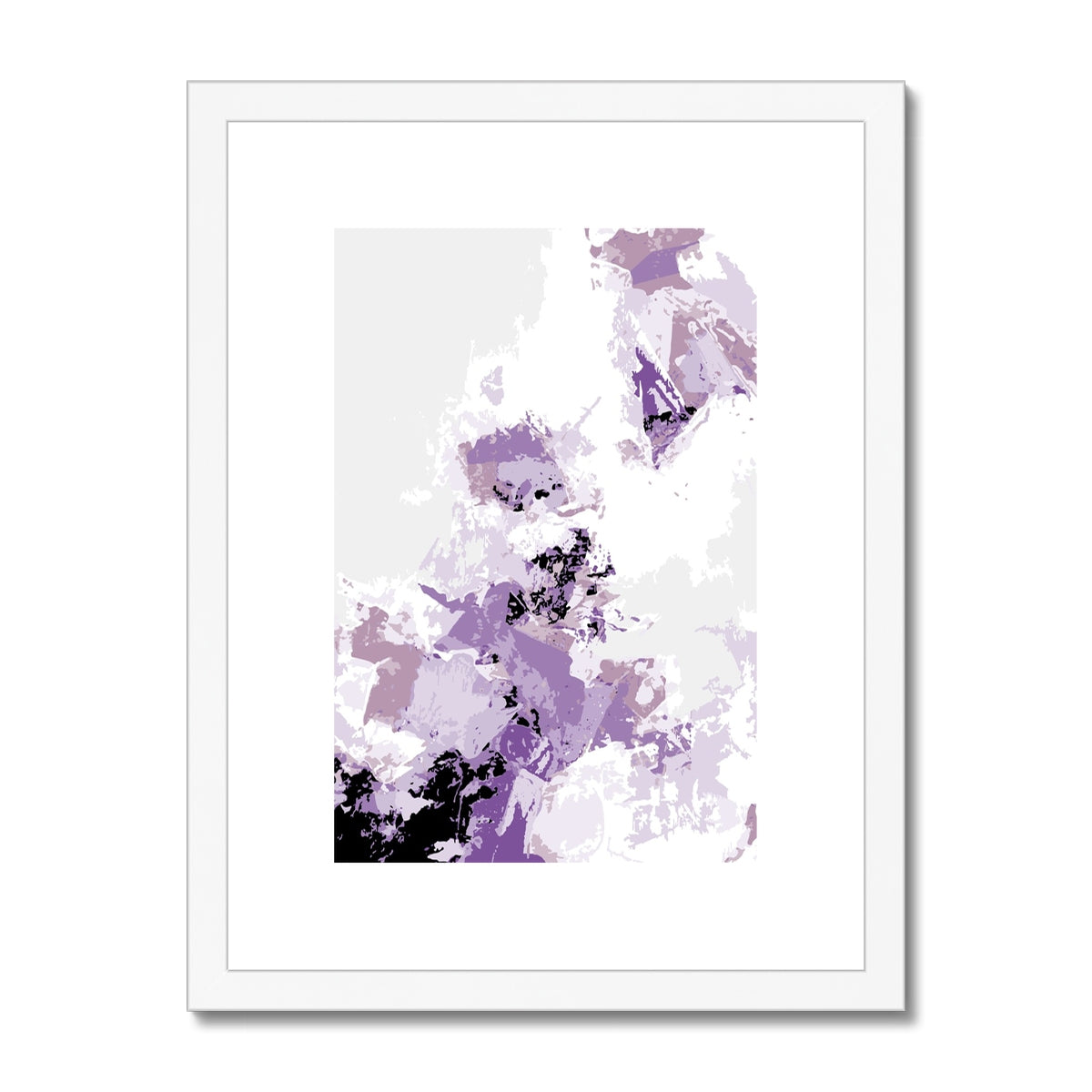 Framed Graphic Art Print, White Mat - 6x8, 8x12, 11x14, 12x16, 16x20, 18x24, 20x28 inches | FPV-1250-7694