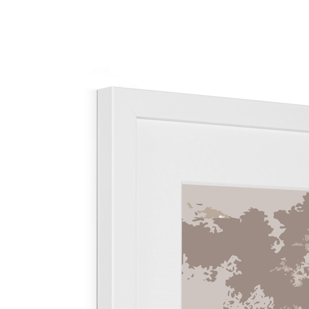 Framed Graphic Art Print, White Mat - 8x8 12x12 16x16 20x20 24x24 28x28 inches | FPS-1160-7691