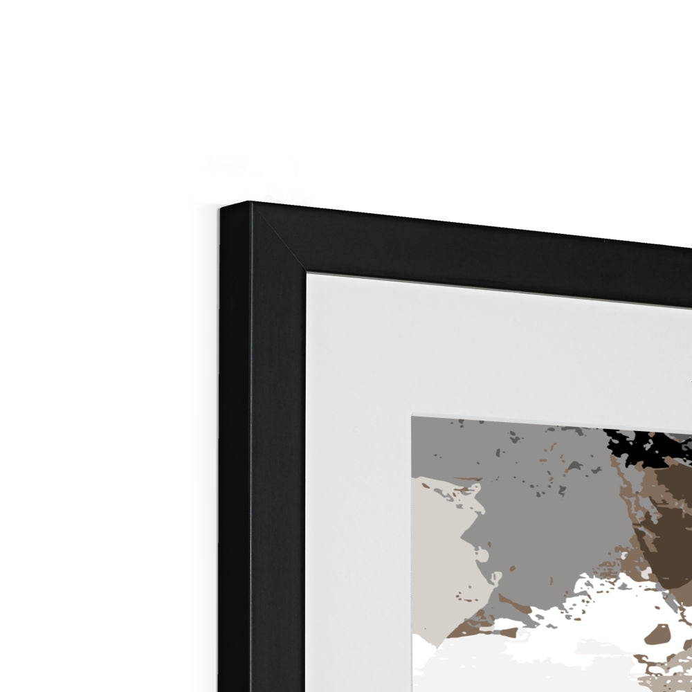 Framed Graphic Art Print, White Mat - 8x8 12x12 16x16 20x20 24x24 28x28 inches | FPS-1170-7693