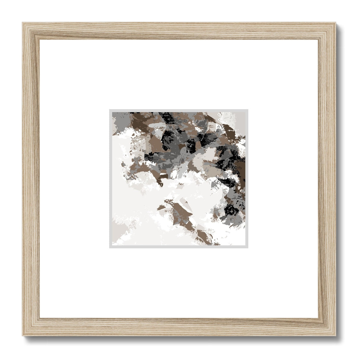 Framed Graphic Art Print, Faux Mat - 12x12 inches | FMS-1170-7693