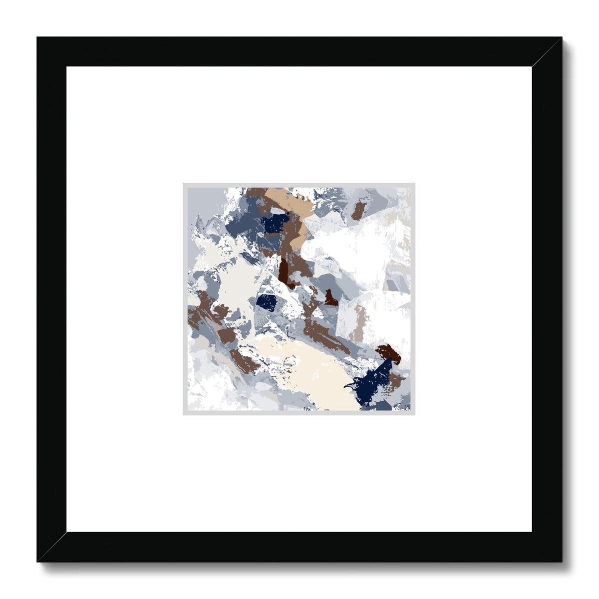 Framed Graphic Art Print, Faux Mat - 12x12 inches | FMS-1160-7690
