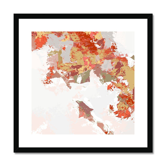 Framed Graphic Art Print, White Mat - 8x8 12x12 16x16 20x20 24x24 28x28 inches | FPS-1130-7693