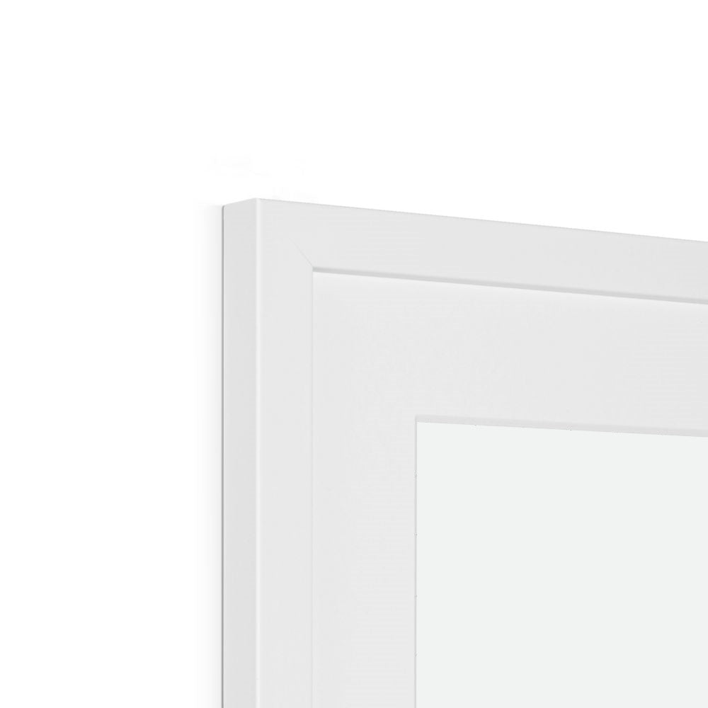 Framed Graphic Art Print, White Mat - 6x8, 8x12, 11x14, 12x16, 16x20, 18x24, 20x28 inches | FPV-1150-7694