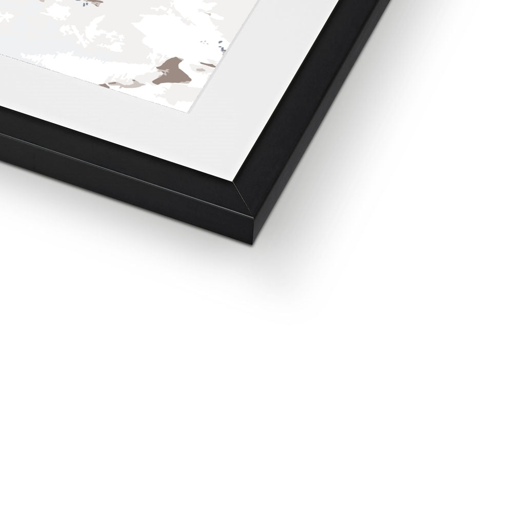 Framed Graphic Art Print, White Mat - 6x8, 8x12, 11x14, 12x16, 16x20, 18x24, 20x28 inches | FPV-1160-7694