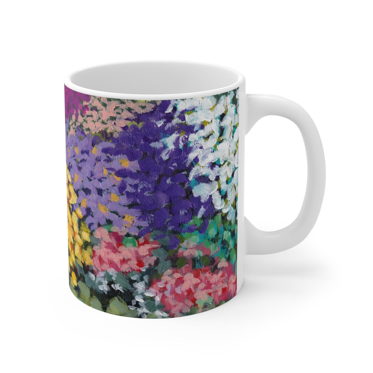 11oz Fine Art Ceramic Mug | Floral Garden, CM-1147