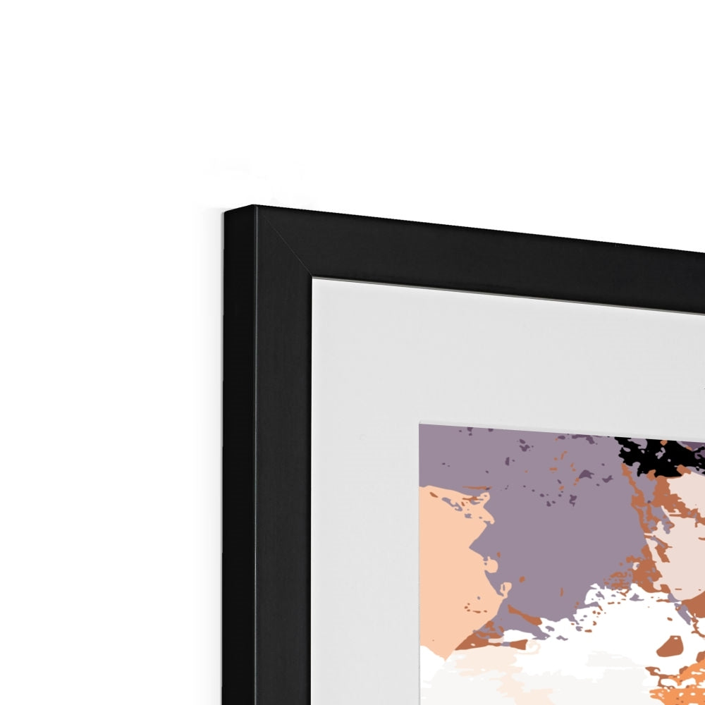 Framed Graphic Art Print, White Mat - 8x8 12x12 16x16 20x20 24x24 28x28 inches | FPS-1180-7693