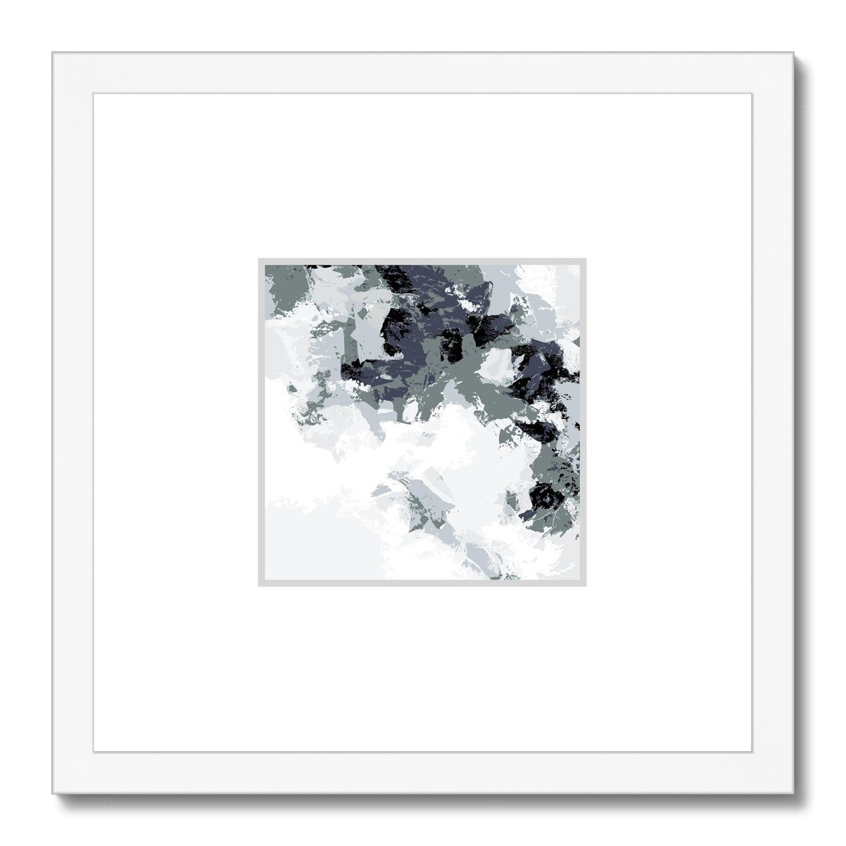 Framed Graphic Art Print, Faux Mat - 12x12 inches | FMS-1210-7693
