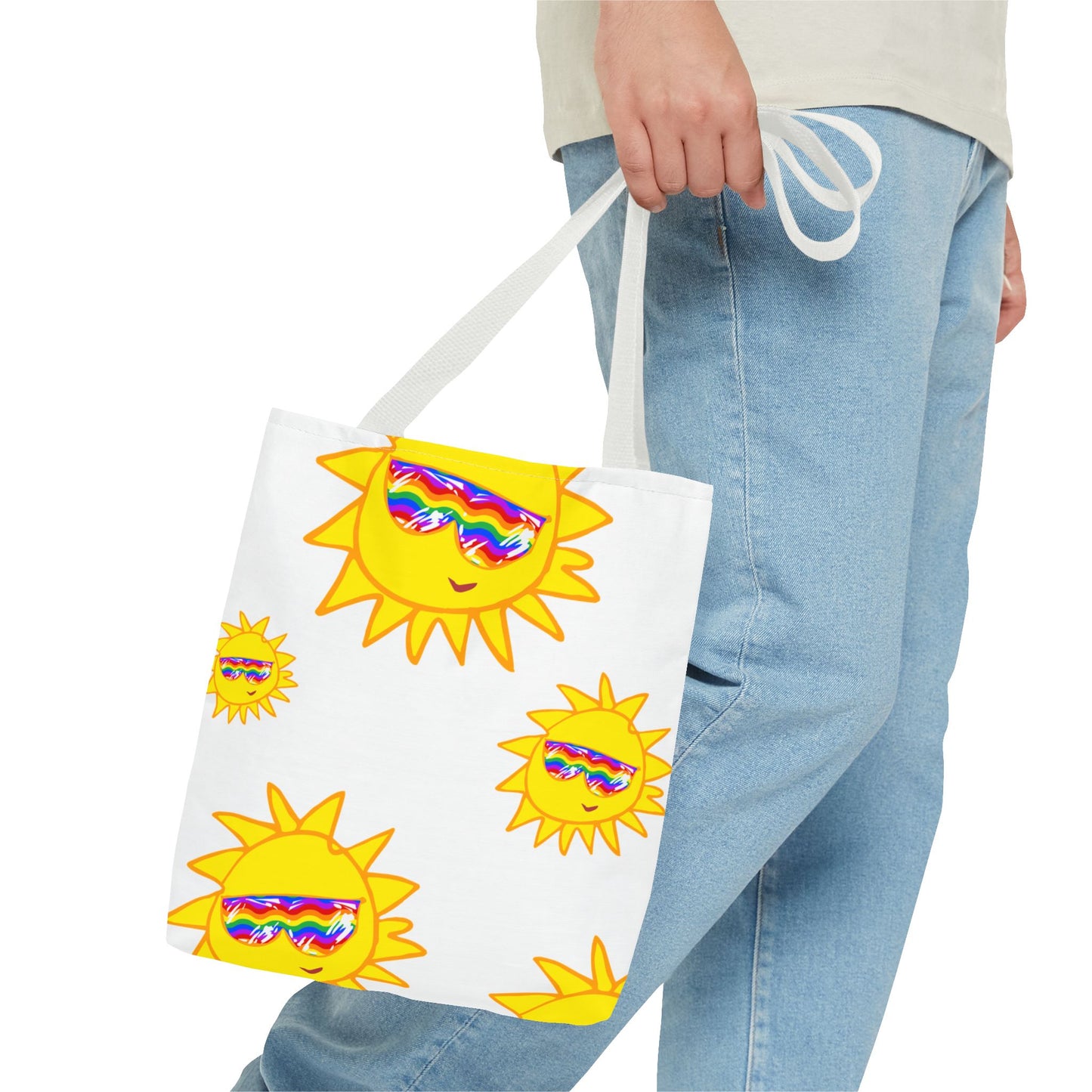 Shopping Tote with Rainbow Vibes | TBPF