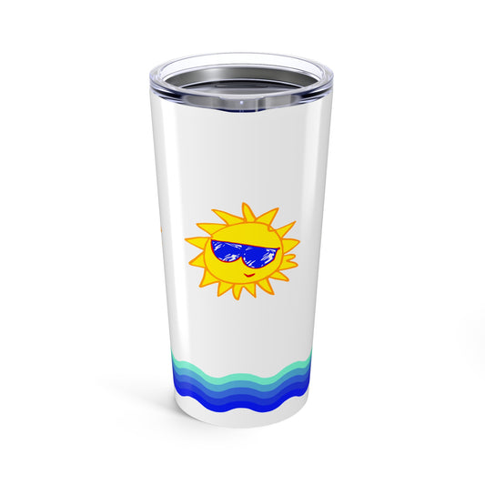 20oz Reusable Tumbler with Sunfilled Cheerful Vibes | RTSF