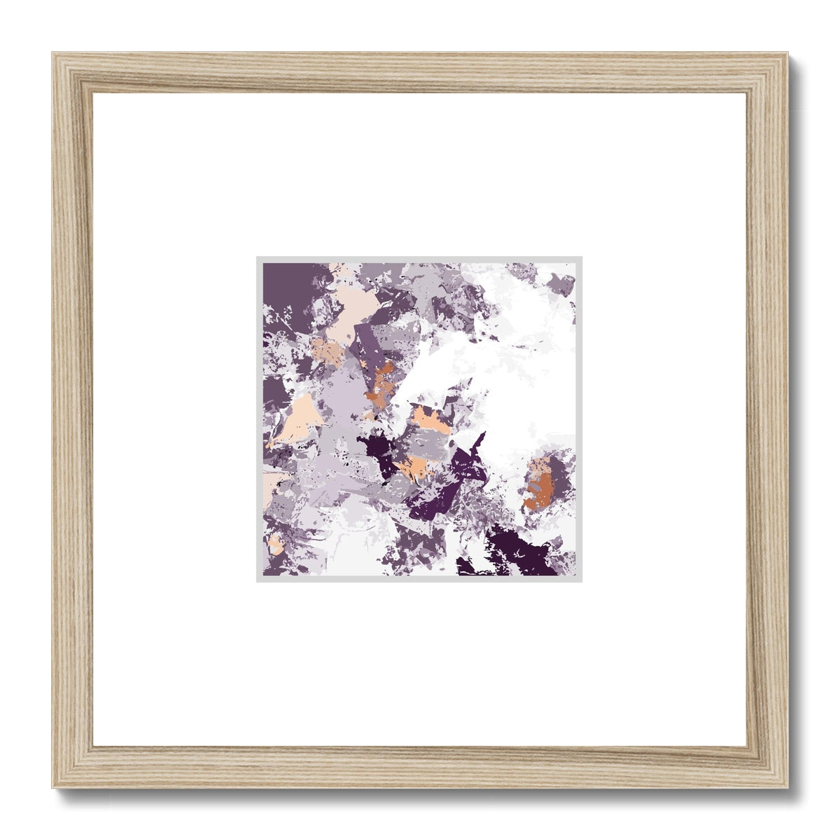 Framed Graphic Art Print, Faux Mat - 12x12 inches | FMS-1180-7695
