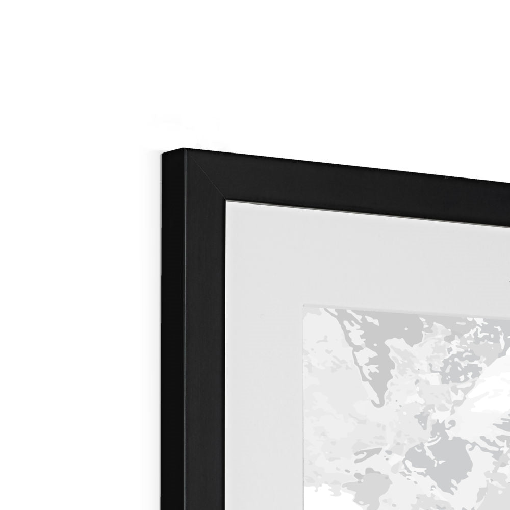 Framed Graphic Art Print, White Mat - 6x8, 8x12, 11x14, 12x16, 16x20, 18x24, 20x28 inches | FPV-1200-7698